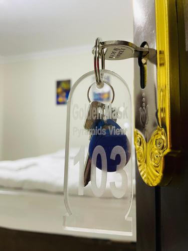 golden mask pyramids view