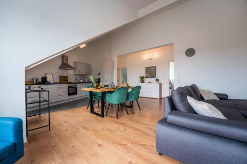 مطبخ, SCHLOSSBERG RESIDENCES - Design City-Apartment Nähe SAP und Hockenheimring (SCHLOSSBERG RESIDENCES - Design City-Apartment Nahe SAP und Hockenheimring) in هوكنهايم
