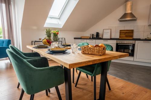 مطبخ, SCHLOSSBERG RESIDENCES - Design City-Apartment Nähe SAP und Hockenheimring (SCHLOSSBERG RESIDENCES - Design City-Apartment Nahe SAP und Hockenheimring) in هوكنهايم