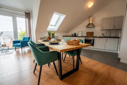 مطبخ, SCHLOSSBERG RESIDENCES - Design City-Apartment Nähe SAP und Hockenheimring (SCHLOSSBERG RESIDENCES - Design City-Apartment Nahe SAP und Hockenheimring) in هوكنهايم