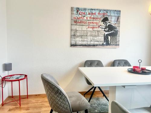 Banksy Apartment - Art & Fun mit 2 Balkonen - 6 Betten, Hannover (fotografie 5)