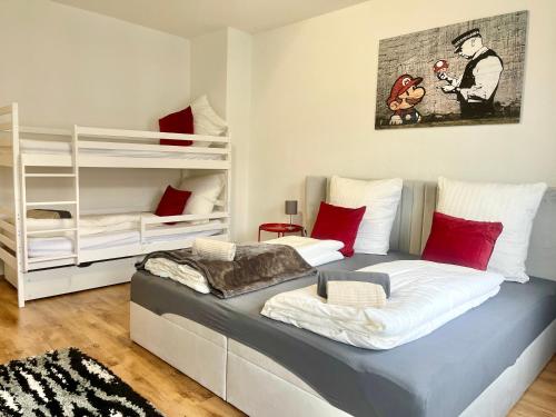 Banksy Apartment - Art & Fun mit 2 Balkonen - 6 Betten, Hannover (fotografie 7)