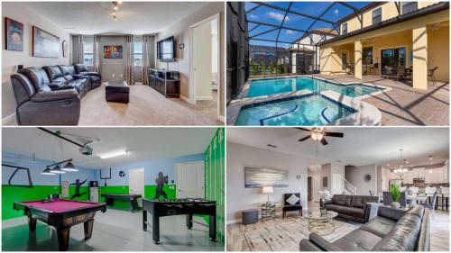 Resort Luxury Spacious Pool Home Game Room & Electronic Recliners - Florida