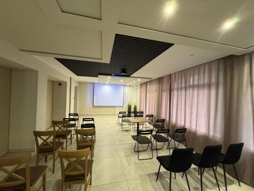 Shared lounge/TV area, Kompleks Wypoczynkowy Graniczny in Zwardon