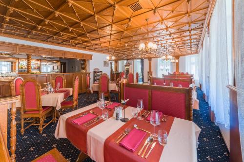 Étterem, Hotel Bajkal in Frantiskovy Lazne városközpont