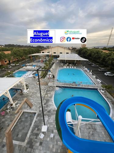 Hot spring bath, Caldas Novas - DiRoma Fiori - Aluguel Economico in Solar de Caldas
