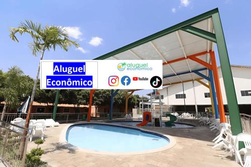 Hot spring bath, Caldas Novas - DiRoma Fiori - Aluguel Economico in Solar de Caldas