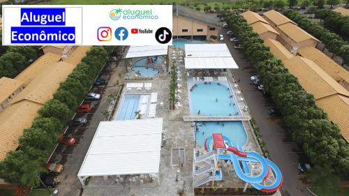 Hot spring bath, Caldas Novas - DiRoma Fiori - Aluguel Economico in Solar de Caldas