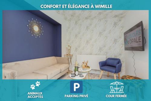 Le Cosy - Appartement avec Jardin Wimille proche Wimereux, Wimereux
