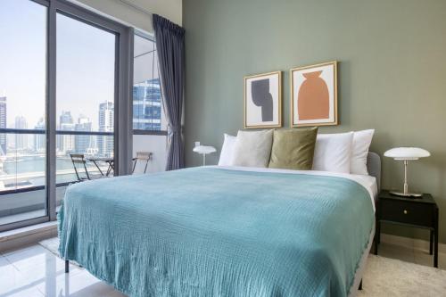 Blueground Bay Central pool gym balcony DXB-853, Dubai (foto 9)
