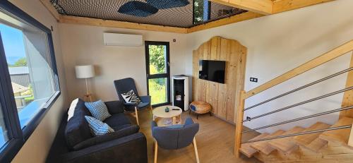 Iekārtas, 3 Chalets avec vue imprenable et SPA in Boussoulet