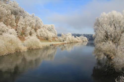 Kilátás, Ferienwohnung Fuldaschleife in Guxhagen