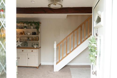 Fern room at field view cottage in Charnock Richard