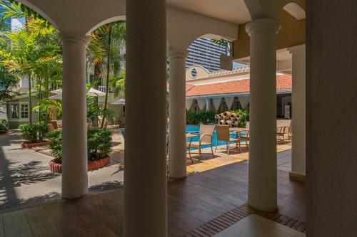 Kert, Hotel Villa Mayor Charme in Fortaleza Vízpart