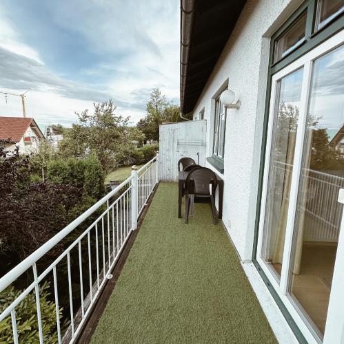 Erkély/terasz, Ferienwohnung Ammersee in Andechs