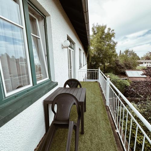 Erkély/terasz, Ferienwohnung Ammersee in Andechs