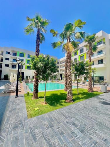 สระว่ายน้ำ, Appartement Dahlia - Haut Standing - Mohammedia Natura Living in มูฮัมเมดิอา