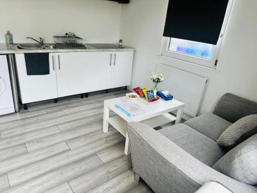 Kjøkken, Entire Private 1 Bedroom - Guest Suite in Glasgow near Burrell Collection