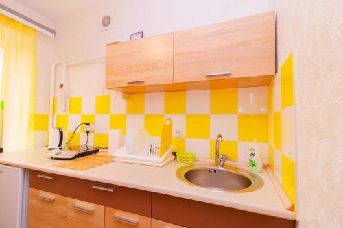 Kjøkken, Затишна квартира на проспекті Соборний 61 (Затишна квартира на проспекті Соборнии 61) in Svitlovodsk