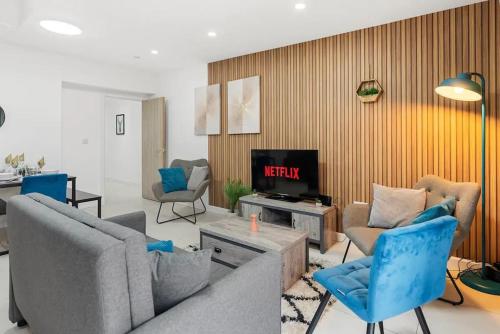 Prestige Stays Cardiff Spacious 3-Bedroom Apartment with Private Garden near Cardiff University & Heath Hospital