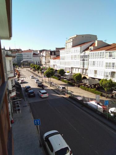 Udsigt, Pensión La Plaza (Pension La Plaza) in Betanzos
