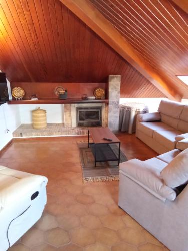 Delt lounge/TV-område, Pensión La Plaza (Pension La Plaza) in Betanzos