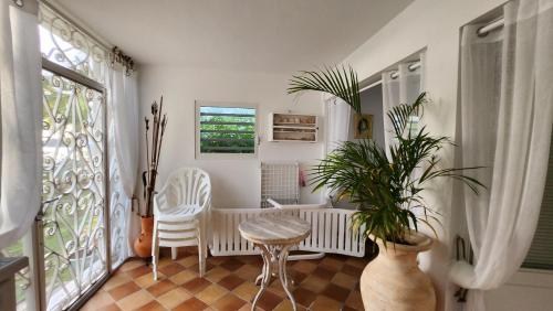 Bamboo on the beach - Spacious beachfront studio, Baie Nettle (fotografie 6)
