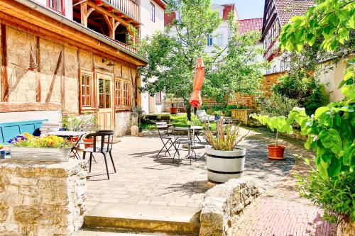 陽台/露台, Hotel Stadthaus Arnstadt in 阿恩施塔特