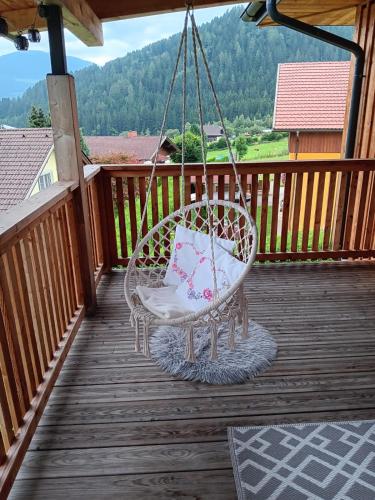 陽台/露台, Ferienwohnung Pilgram-Huber in 阿福瑞茲埃姆西