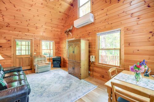Quaint Blue Ridge Cabin Rental with On-Site Stream! in Sparta, USA