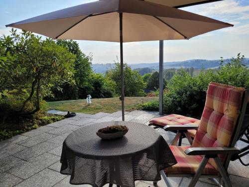 花園, Komfort-Ferienwohnung Auf der Eulenburg in 馬克特洛伊加斯特