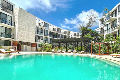 The Waves Tulum Modern Two-bedroom penthouse apartment with private plunge pool in Tulum, Mexico
