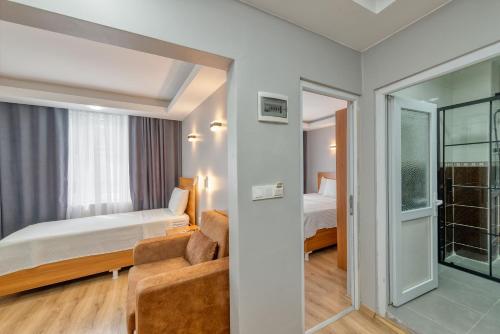 Twin Room with City View room in Pio Otel