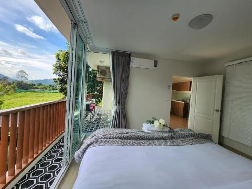 Erkély/terasz, Bann Khao Yai 50 Sqm-Corner, King bed, Balcony near Khao Yai National Park