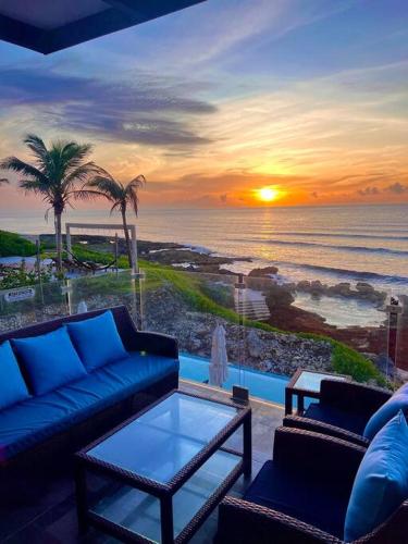 Tulum Oceanfront Condo with 24hr pool in Akumal, Mexico