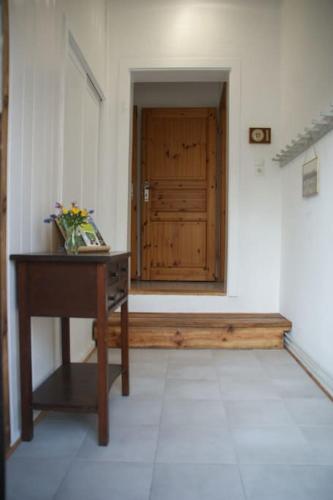 Bejárat, Ferienwohnung Ilse im Haus Namenlos in Baruth (Brandenburg)