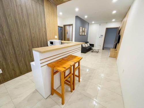 빈푸옥의 아파트먼트 (72m², 침실 2개, 프라이빗 욕실 2개) - 주방
