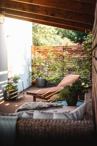 Balcony/terrace, Pod Vojtechem - soukromy wellness apartman in Votice