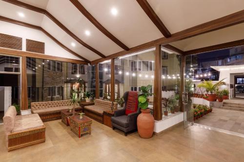 Empfangshalle, Shambaling Boutique Hotel in Kathmandu