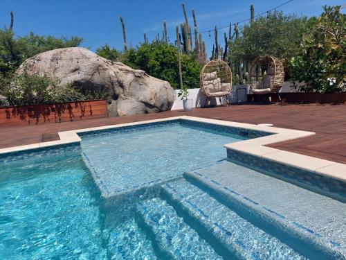 Piscina, The Rocks Residence, apartment 1 of total 2 in Paradera