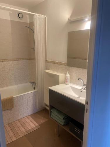 浴室, Bienvenue chez Virginie in 蓬托爾松鎮中心