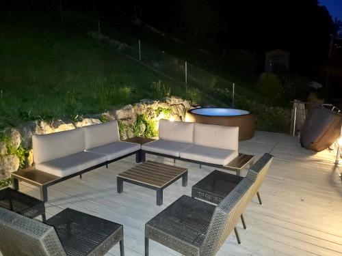 Dārzs, Chalet Wahida- Wellness Oase im Neckertal! in St. Peterzell