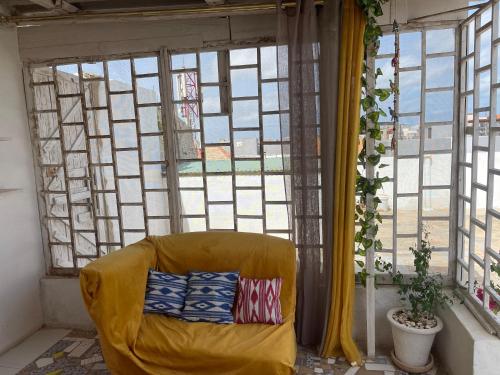 balkon/terras, Villa diam la paix in Guediawaye