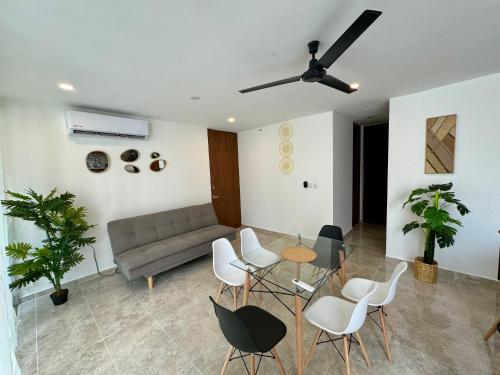 Departamento en Mérida en Privada con Amenidades in Xcanatún, Mexico