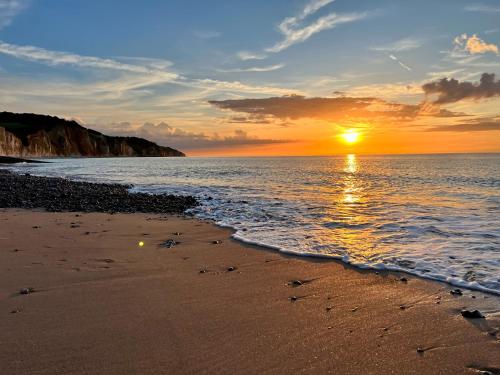 Strand, Chalet de l'Ailly in Varengeville-Sur-Mer