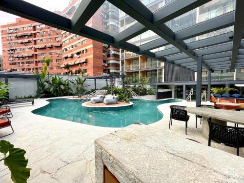 Studio Leblon - Vista Cristo, piscina e academia. in レブロン