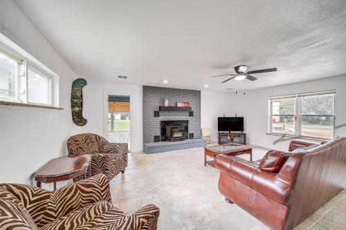 Steps to the Lake Eufaula Home with Game Room! in Eufaula, USA