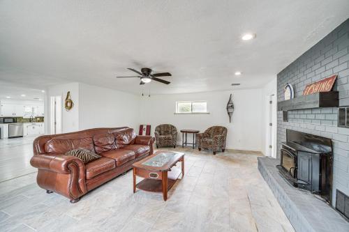 Steps to the Lake Eufaula Home with Game Room! in Eufaula, USA
