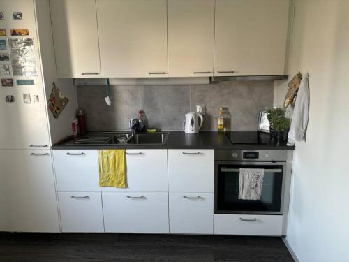 Konyha, Condo in Heart of Inkoo Center, With Sea View and Boat! in Inkoo