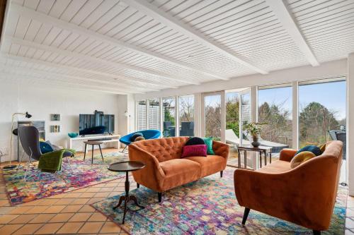 A szálláshely kívülről, Newly Renovated Summer House For 12 People Near Ebeltoft in Boeslum